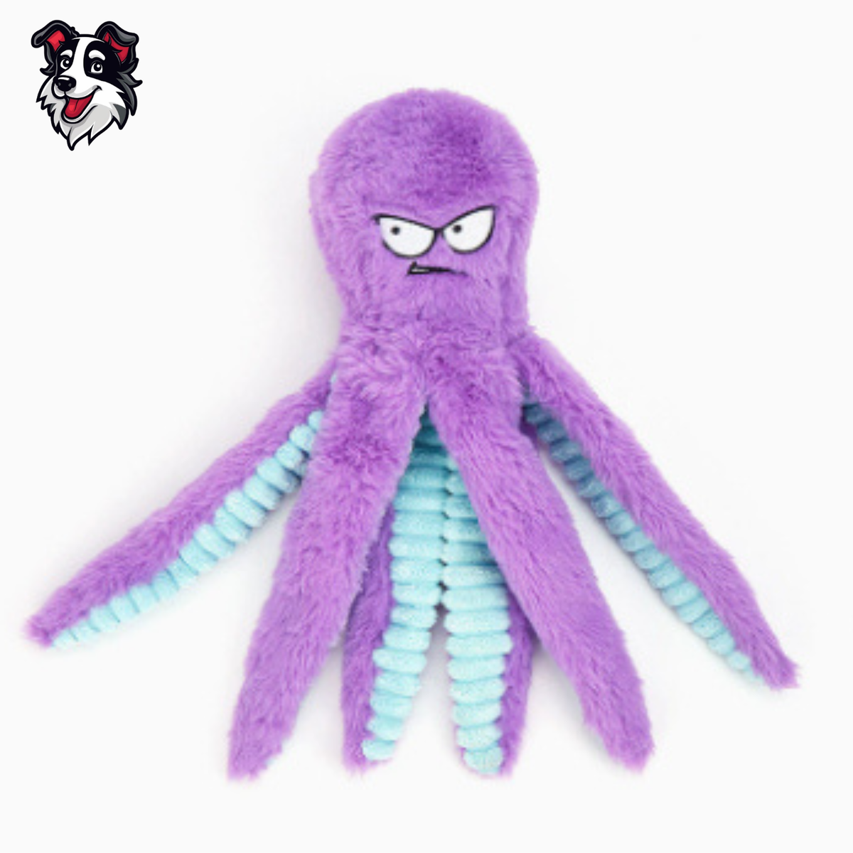 Juguete Resistente "Octopus Size" para Perros | Antiestrés con Sonido Crujiente