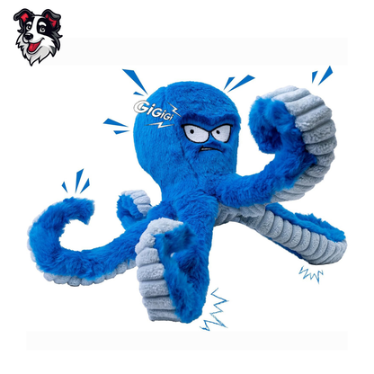 Juguete Resistente "Octopus Size" para Perros | Antiestrés con Sonido Crujiente