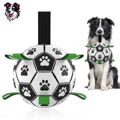 Pelota de Fútbol Interactiva para Perros | Juguete de Entrenamiento con Bomba Incluida