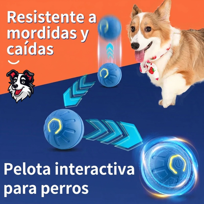 Pelota Interactiva Inteligente Auto-Rodante para Perros