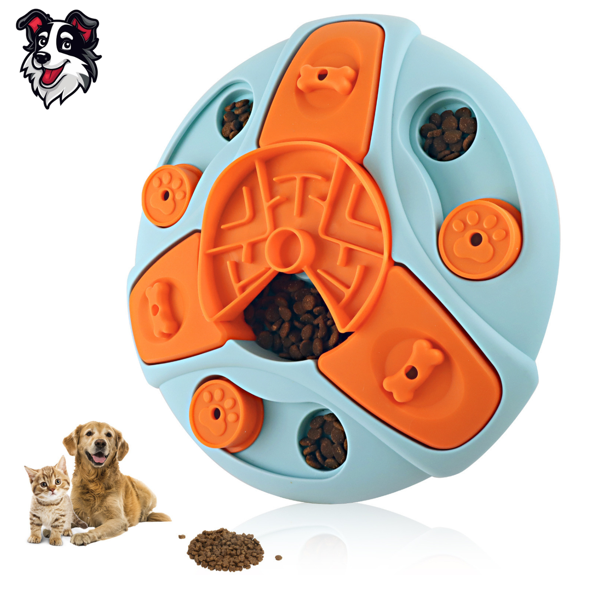 Puzzle Interactivo "Desafío Mental" | Comedero Lento 3-en-1 | Max’s Playground